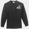 Tall Long Sleeve Essential T Shirt with Pocket Thumbnail